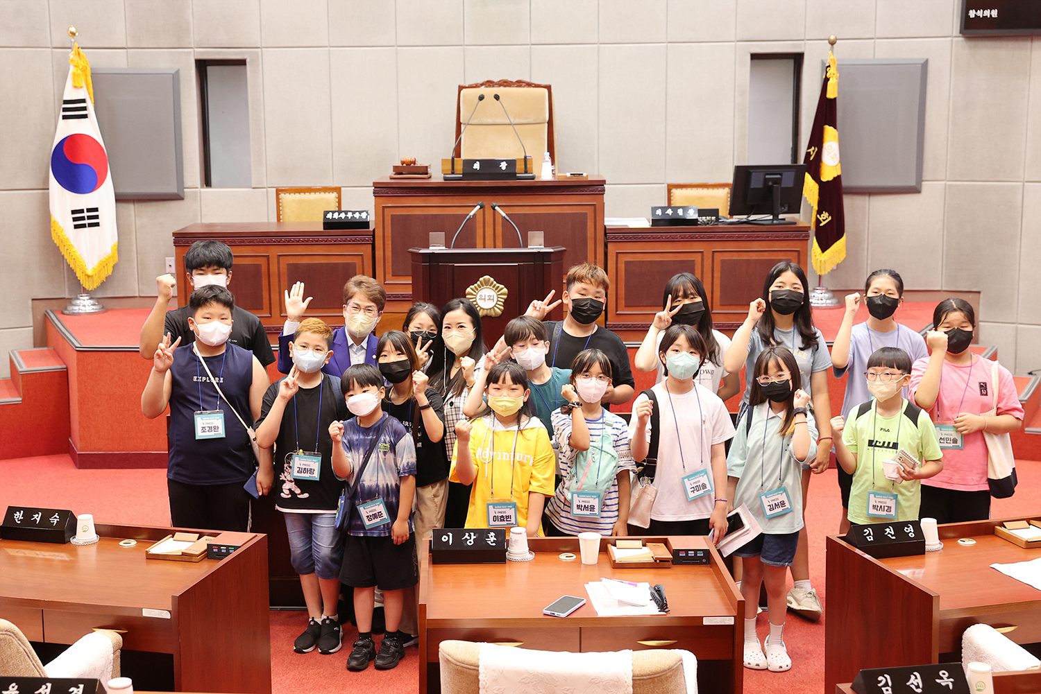 시흥시의회, 정왕2동 정이마을방송국 청소년 기자단과 소통의 시간 가져