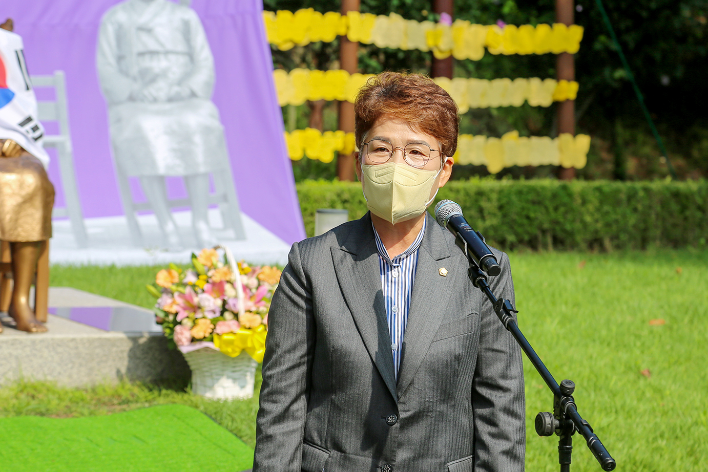 시흥시의회, 소녀상 건립 6주년 기림식 참석… 일본군 위안부 피해자 아픔 되새겨